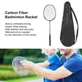thumbnail image 4 of Badminton Racket,Carbon Fiber Lightweight Badminton Racket Sets for Backyards Gym, 4 of 7