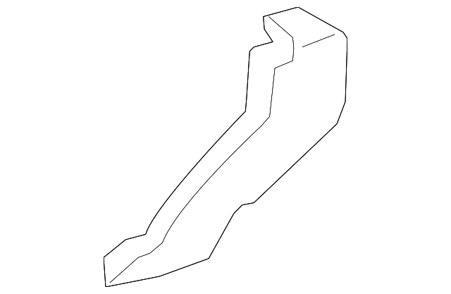 Genuine OE Toyota Side Panel Side Bracket - 58356-0C020