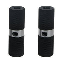 LEORX 1Pair Black Aluminum Footrest Lever for Bike Front and Rear Axle