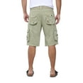 thumbnail image 2 of X RAY JEANS Men's Belted 12.5" Inseam Knee Length Cargo Shorts, Stone, 42, 2 of 8