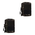 thumbnail image 3 of Greeniant Bolso de hombro impermeable de nailon de gran capacidad, paquete de pecho Unisex a prueba de polvo, accesorios para ciclismo, bolso cruzado, camuflaje negro 2piezas Greeniant CBP361875, 3 of 6