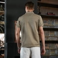 thumbnail image 6 of Solid Ribbed Polo T-Shirt, 6 of 8