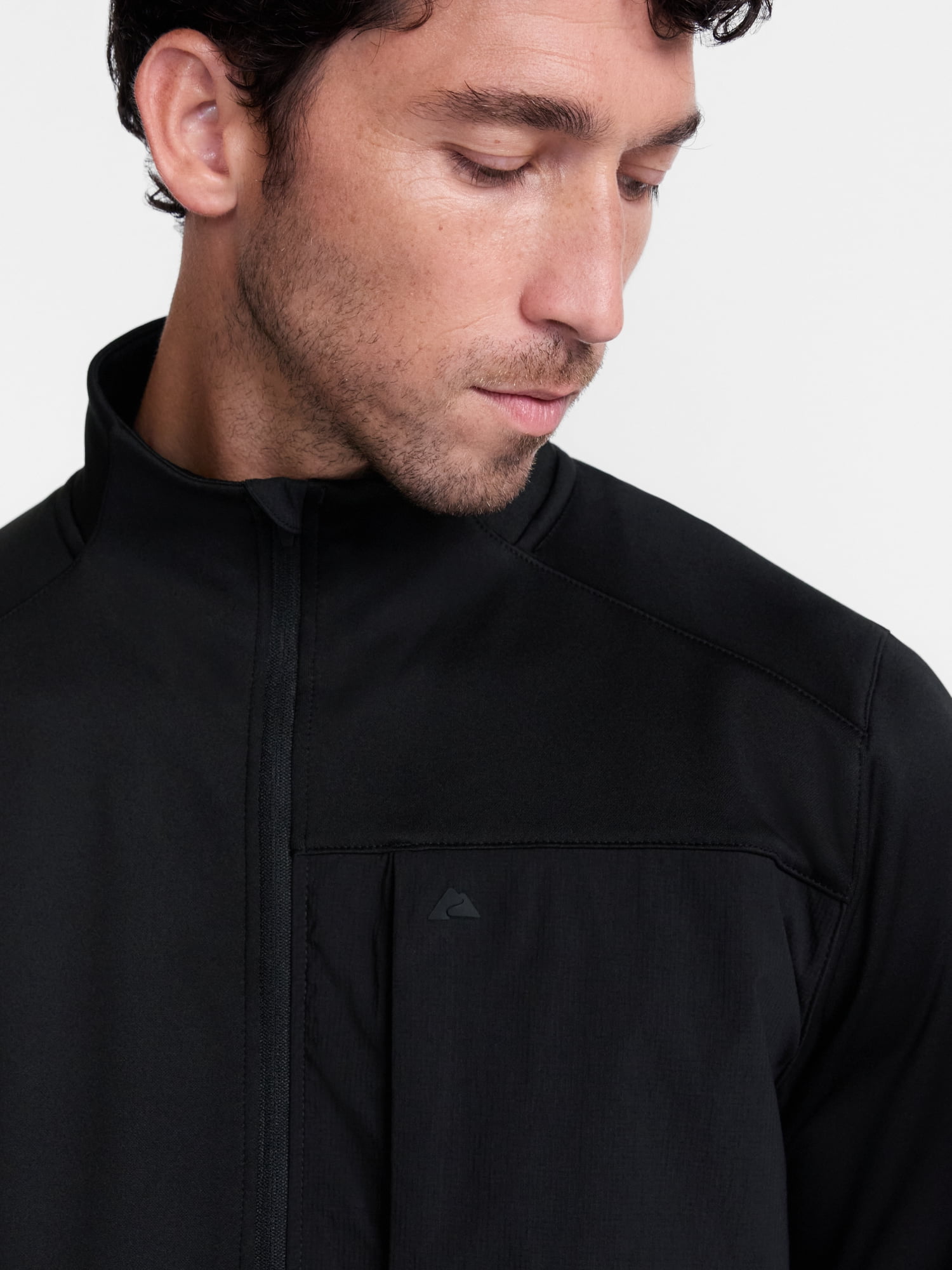 Ozark Trail Men's Half Zip Pullover with Long Sleeves, Sizes S-3XL