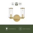 thumbnail image 3 of WV309022UBCG-Kuzco Lighting-Revolve - 2 Light Bath Vanity-Urban Bronze Finish, 3 of 7