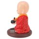 thumbnail image 5 of Estatua Cute Monk Car Ornament Solar Powered Waving Hands Monk Car Interior Display Decoración con 2 antideslizante Mats para Home Red LHCER Descripción de la referencia, 5 of 8