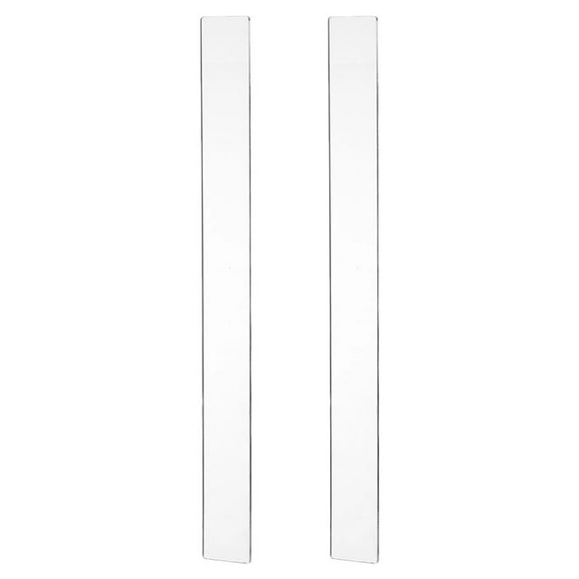 2Pcs Rolling Pin Guides Reusable Acrylic Measuring Dough Thickness Strips Sticks for Thickness Guide