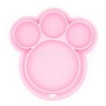 thumbnail image 2 of MesaSe Kid Plates   Cute Bear Paw Shape Suction Silicone Food Fruits Divided Plate Dinner Plate Dish Bowl Tableware Birthday Gift Toy for Kids Baby Toddler Boys Girls Home Travel, 2 of 6