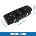 thumbnail image 4 of Interruptor de ventana eléctrica 68110867AA 68110867AB 68298867AA Interruptor de control de ventana principal del lado del conductor delantero para Chrysler Town Country 2012-2015 para Dodge Grand Caravan 2012-2018 Unique Bargains Ventana Eléctrica Interruptor, 4 of 6