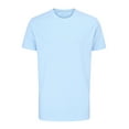 thumbnail image 5 of Gildan Light Cotton Short Sleeve T-Shirt, Modern Classic Fit Crewneck Tee for Men, Light Blue, M, 5 of 5