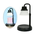 thumbnail image 4 of Lámpara calentadora , cristal para el hogar, , luz de estado de ánimo, aceite aromático de escritorio Negro Zulema Lámpara de vela más cálida, 4 of 8