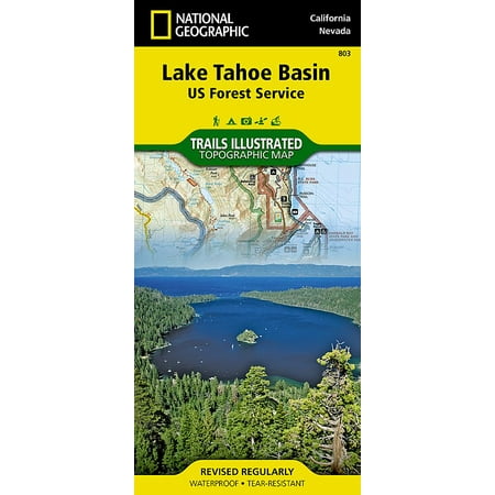 National Geographic Maps: Trails Illustrated: Lake Tahoe Basin [us Forest Service] - Folded