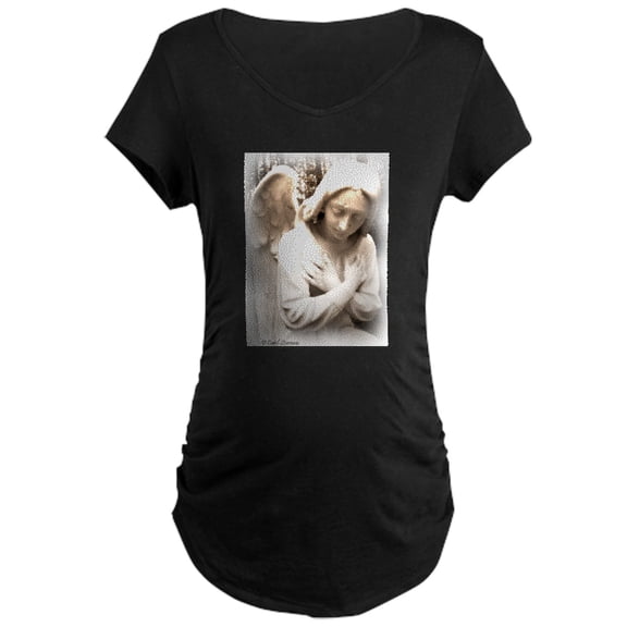 CafePress - Angel Maternity T Shirt - Maternity Dark T-Shirt