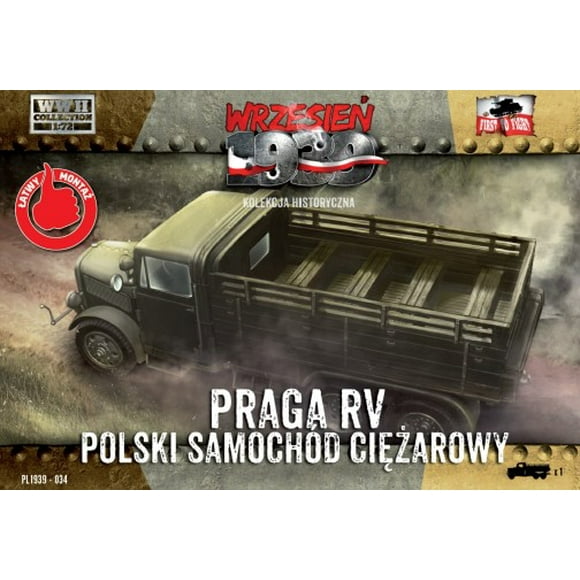 1/72 WWII Praga RV Transport de Troupes en Service Polonais