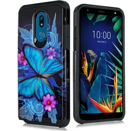 for LG K40/ LG K12 Plus/ LG X4 2019 Case Phone Case Shock Proof Edges Hybrid Hard Back Slim Bumper (The Best Lg Phone 2019)