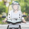 thumbnail image 1 of unbranded 1Jgo Parabrisas Universal Para Motocicleta Transparente Ligero Y Fácil De Instalar, 1 of 8