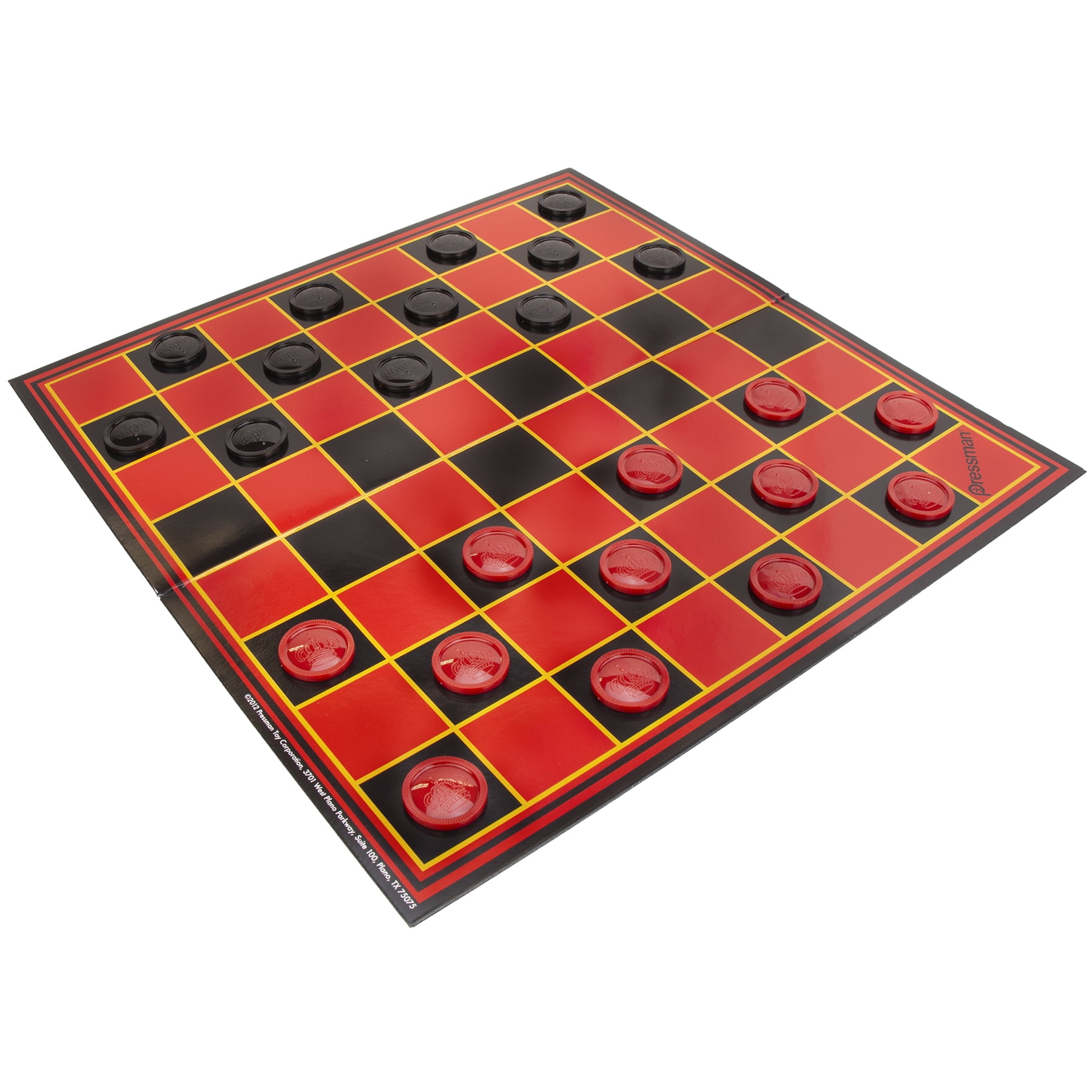 Pressman Chess/Checkers/Backgammon Board Game, Pack of 2