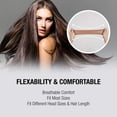 thumbnail image 3 of 12 PCS! Perfect Fit Ultra Thin & Expandable Stocking Wig Cap, Each pack contains 2 wig caps (6 pack, Dark Brown), 3 of 5