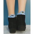 thumbnail image 3 of MeMoi Women's Winking Eye Low Cut Tab Socks - Womens - Female, 9-11, Blue Heather, 3 of 6
