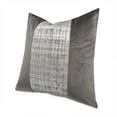 thumbnail image 3 of MICHAEL AMINI Hodges 21x21" Velvet Accent Pillow in Metallic Silver in Set of 2, 3 of 5