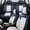 white and blue, variant on Car Seat Cover for Subaru Impreza TS 2004, Blue and White Car Seat Covers, Premium Leather, 5 Piece Full Set, With a Headrest and Lumbar Support, Non-slip, Beautify the Interior of Old Cars