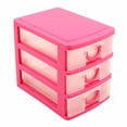 thumbnail image 2 of Bobasndm 2 or 3 Layers Mini Drawer Desk Organizer Plastic Storage Boxes Containers Jewelry Cosmetics Storage Case, 2 of 9