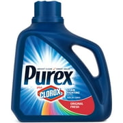 Purex Liquid Laundry Detergent plus Clorox 2, Original Fresh, 128 Fluid Ounces, 85 Loads