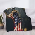 thumbnail image 3 of Yiaed North American Bald Eagle1 Print Blanket Throw Blanket Soft Cozy Flannel Blanket for Home Bed Sofa Couch Chair-40"x30", 3 of 6