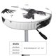 thumbnail image 4 of Disketp Monochrome Flying Ravens Funda Redonda para Taburete, Funda de Cojín para Silla de Bar Suave y Elástica-14 inch, 4 of 7