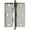 thumbnail image 2 of Deltana CH3025U15 Solid Brass 3-Inch x 2-1/2-Inch Cabinet Hinge with Ball Tips, 2 of 3