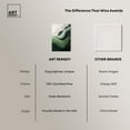thumbnail image 6 of Green Echoes I Canvas Green Abstract Art by Art Remedy, Gallery Wrapped, 36" x 54", 6 of 7