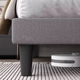 thumbnail image 3 of Zocalo Base de Cama Full Size | Cama con Almacenamiento, Respaldo Ajustable  | Gris, 3 of 8