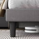 thumbnail image 3 of Zocalo Base de Cama Full Size | Cama con Almacenamiento, Respaldo Ajustable  | Gris, 3 of 8