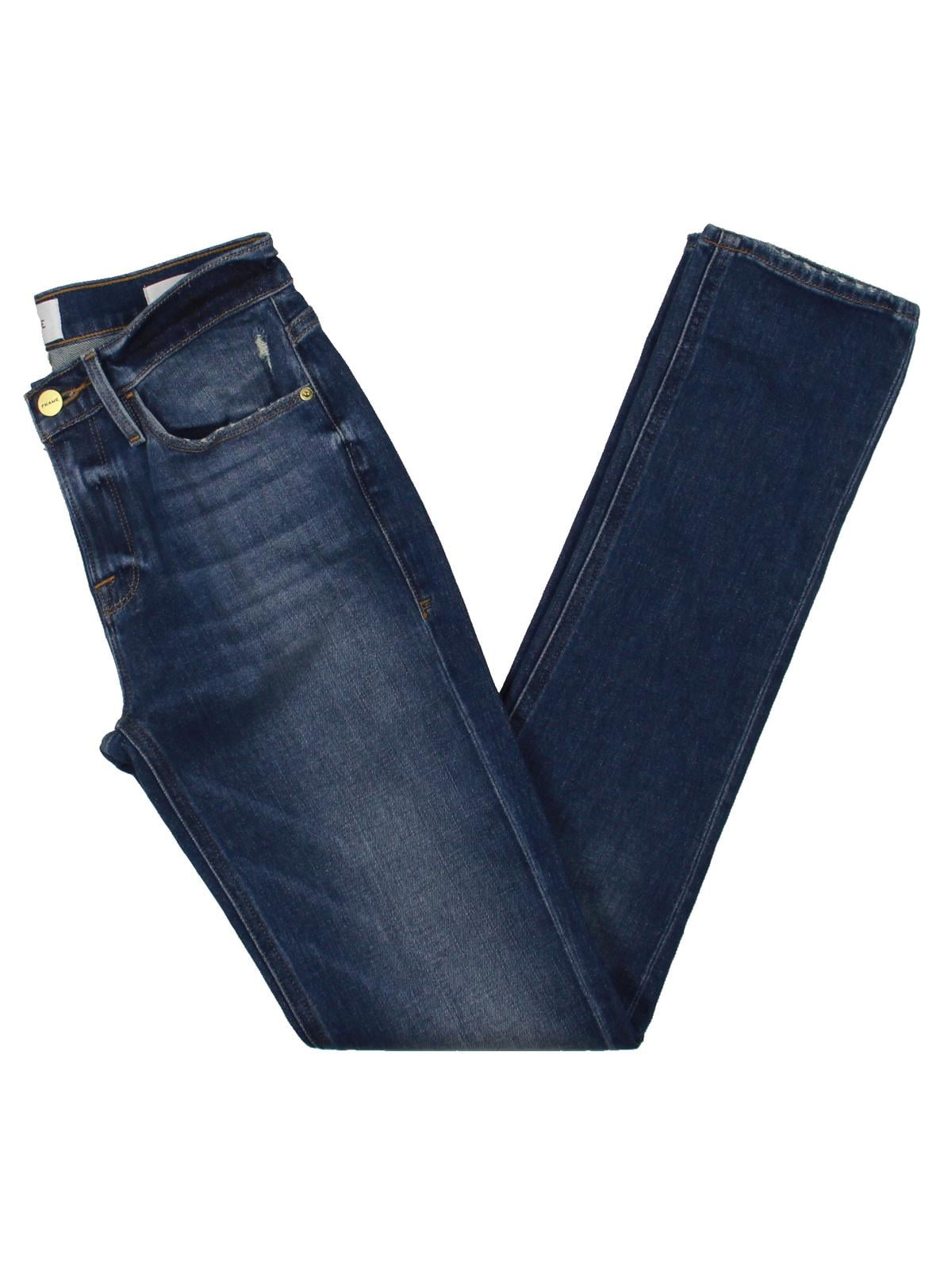 frame jeans frayed hem