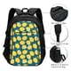 thumbnail image 3 of Balery Lemon Mochila con carga USB para hombre y mujer - Mochila impermeable y antirrobo para portátil con puerto USB para viajes, trabajo, estudios y universidad, 3 of 7