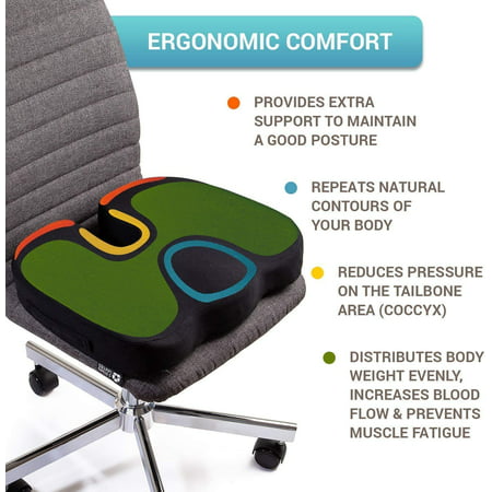 Seat Cushion Pillow For Office Chair, Best Cushion For Office Chair Back Pain