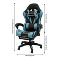 thumbnail image 2 of Gaming Chair, Adjustable Swivel Task Chair, Ergonomic Computer Chair For Playing Computer Games, Watching TV, 2 of 17