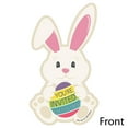 thumbnail image 2 of Big Dot of Happiness Hippity Hoppity - Shaped Fill-in Invitations - Easter Bunny Party Invitation Cards with Envelopes - Set of 12, 2 of 6