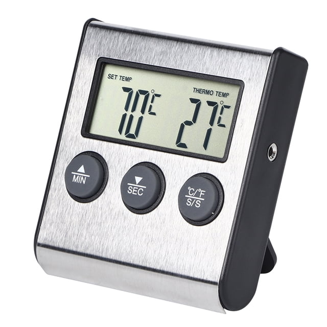 Meat , 19.3cm / 7.6in Long Temperature Probe Loudly Alarm Digital Cooking , Meat Oven