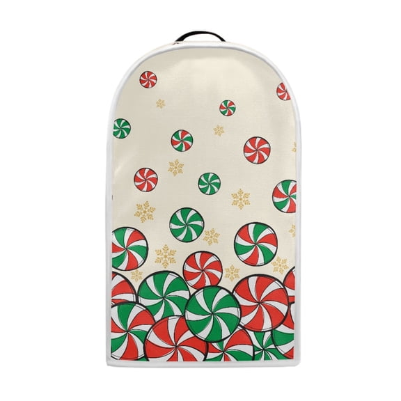 HELLHERO Mixer Blender Cover 1Set Food Processor Cover Polyester Reusable for Kitchen There is only one dust cover Candy Canes Christmas
