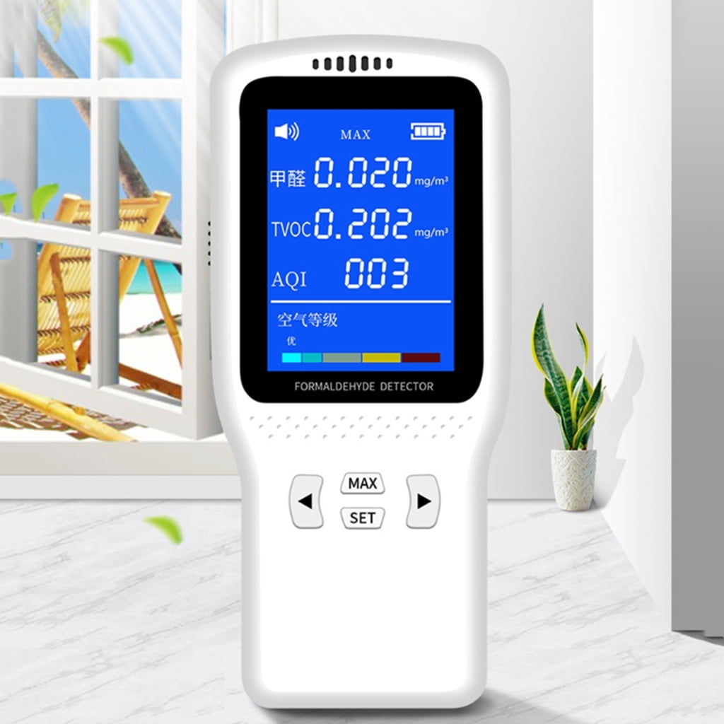 Air Quality Monitor Upgraded Tester for Formaldehyde TVOC AQI Multifunctional Air Gas Detector