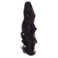 thumbnail image 4 of 18" 21" Straight Curly Synthetic Clip in Claw Ponytail Hair Extension Synthetic Hairpiece 150g with a jaw/Claw Clip, 4 of 7