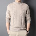 thumbnail image 4 of Suéter de otoño 2021 para hombre, suéter informal de moda, suave y cómodo, suéter para hombre, ropa gruesa y cálida para hombre, 4 of 4