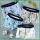thumbnail image 3 of [4 Piezas/Caja 1-13 Años Ropa Interior Boxer Para Niños Niño Cómodo Dibujo De Dinosaurio Cohete Para Bebés Bragas, 3 of 3