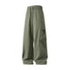 thumbnail image 4 of Pantalones largos para hombre, con protección solar, color liso, cintura elástica y cordón ajustable., 4 of 8