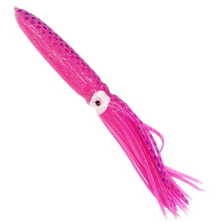 20cm/15g Plastic Squid Bait Realistic Luminous Sequin Design Octopus Bait Fishing Tool