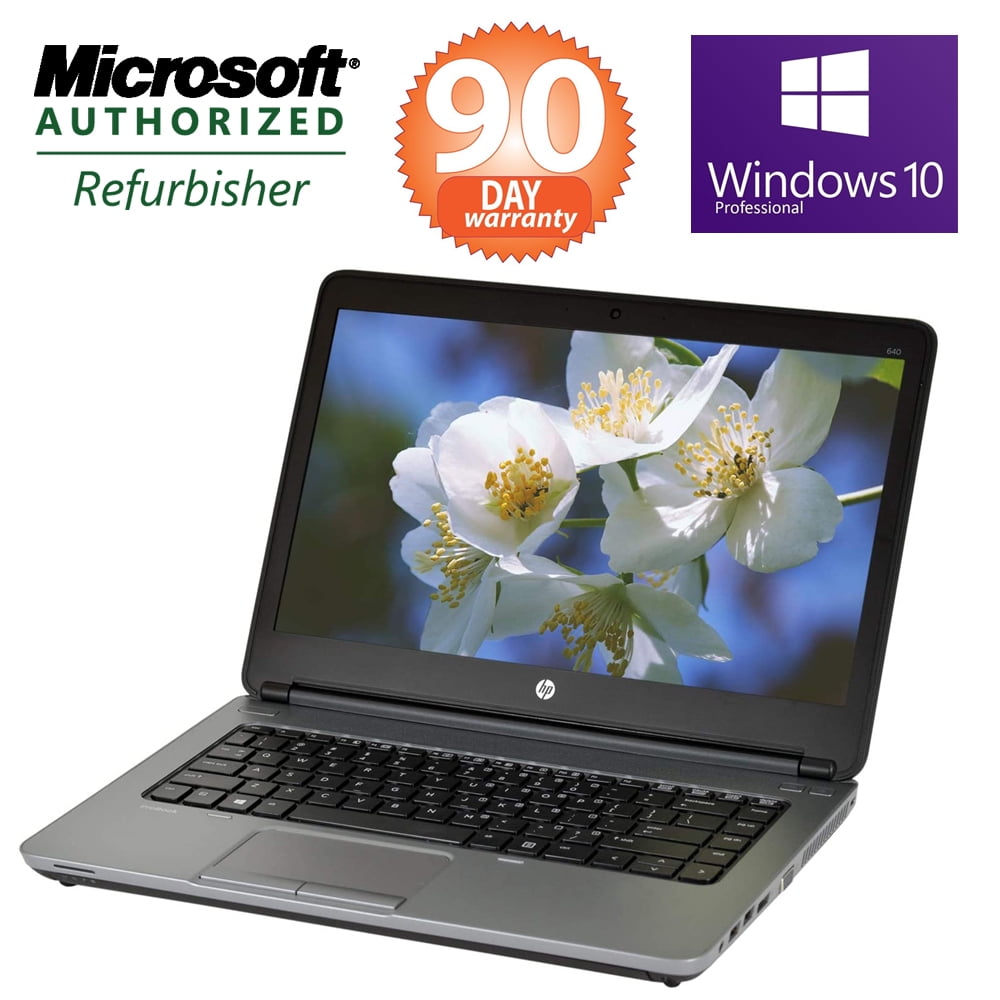Restored HP 640 G1 14" Laptop, Windows 10 Pro, Intel Core i5-4300M Processor, 8GB RAM, 500GB Hard Drive (Refurbished)