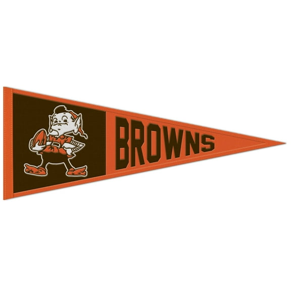 WinCraft Cleveland Browns 13" x 32" Retro Logo Pennant