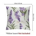 thumbnail image 4 of nygtbtfer Watercolor Lavender Flowers Throw Pillow Covers Decorative Square Pillowcase Soft Cushion Covers for Sofa Couch Bed Home Decor White, 4 of 7