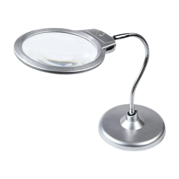 Lupa con luz Fernando para reparación de relojes y joyas con doble lente