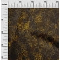 thumbnail image 2 of oneOone Silk Tabby Brown Fabric Florals Sewing Material Print Fabric By The Yard 42 Inch Wide, 2 of 4